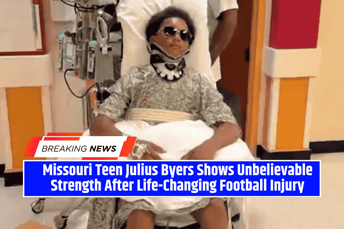 Missouri Teen Julius Byers Shows Unbelievable Strength After Life-Changing Football Injury